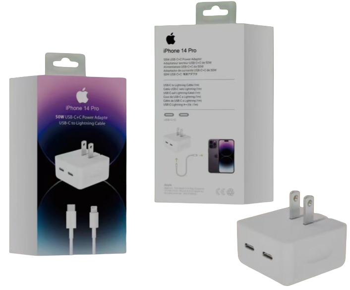 CARGADOR IPHONE 50 W